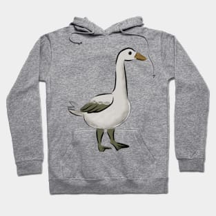 Cute Goose Drawing Hoodie